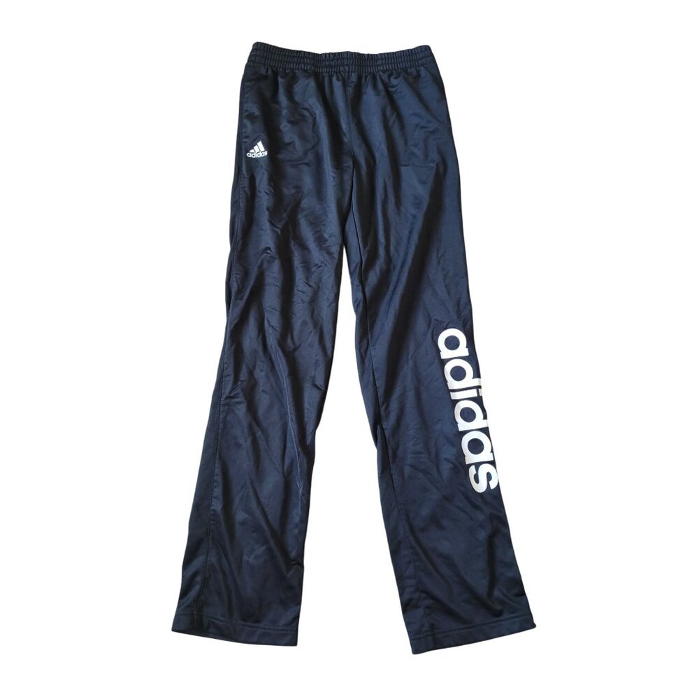 Adidas Boys‎ Juniors Size XL Black Jogger Pants Comfort Stretch Elastic waist